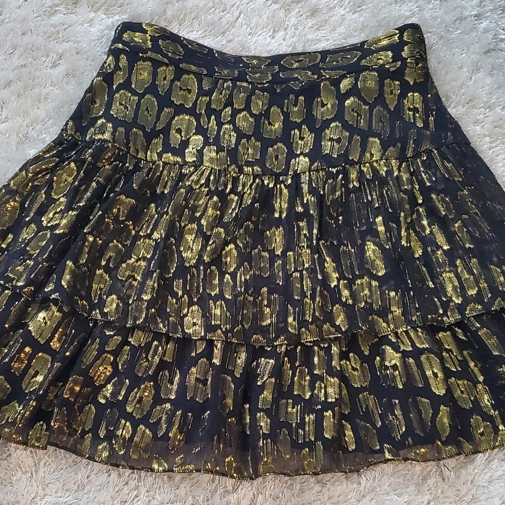 Sparkly mini skirt
